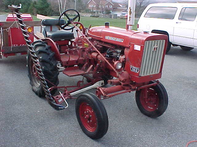 Tractor with attached Implements
